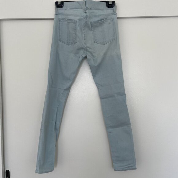 Rag & Bone Capri Skinny Jeans in light wash - Picture 4 of 10